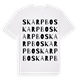 Skarpbo ordlek t-shirt
