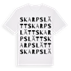 Skarpslätt ordlek t-shirt