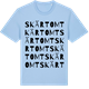 Blue Soul t-shirt med Skärtomt ordlek t-shirt