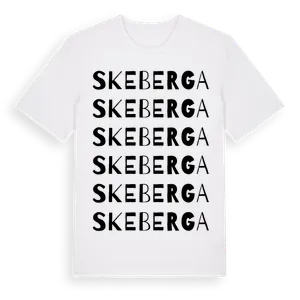 Skeberga ordlek t-shirt – ekologisk bomull t-shirt från Pinshirt