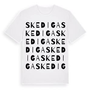 Skediga ordlek t-shirt – ekologisk bomull t-shirt från Pinshirt