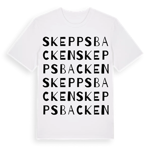 Skeppsbacken ordlek t-shirt – ekologisk bomull t-shirt från Pinshirt