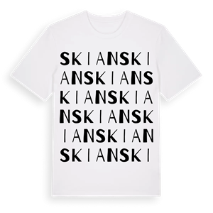 Skian ordlek t-shirt – ekologisk bomull t-shirt från Pinshirt