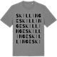 Mid Heather Gray t-shirt med Skillinge ordlek t-shirt