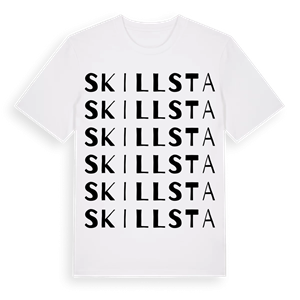 Skillsta ordlek t-shirt – ekologisk bomull t-shirt från Pinshirt