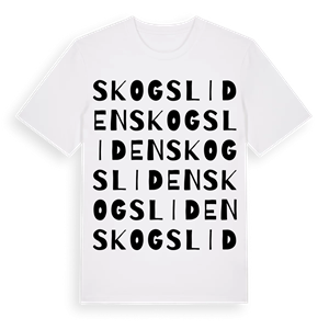 Skogsliden ordlek t-shirt – ekologisk bomull t-shirt från Pinshirt