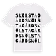 Skölsta gård ordlek t-shirt