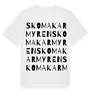 Skomakarmyren ordlek t-shirt – ekologisk bomull t-shirt från Pinshirt