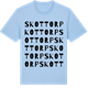 Blue Soul t-shirt med Skottorp ordlek t-shirt