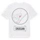 White t-shirt med Skuggan t-shirt