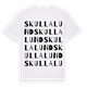 Skullalund ordlek t-shirt