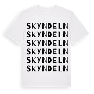 Skyndeln ordlek t-shirt – ekologisk bomull t-shirt från Pinshirt
