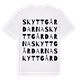 Skyttgårdarna ordlek t-shirt