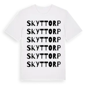 Skyttorp ordlek t-shirt – ekologisk bomull t-shirt från Pinshirt