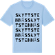 Blue Soul t-shirt med Skyttstennäs ordlek t-shirt