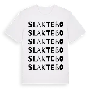 Slaktebo ordlek t-shirt – ekologisk bomull t-shirt från Pinshirt