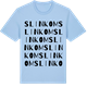 Blue Soul t-shirt med Slinkom ordlek t-shirt
