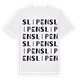 Slipen ordlek t-shirt