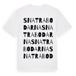 Snatrabodarna ordlek t-shirt – ekologisk bomull t-shirt från Pinshirt