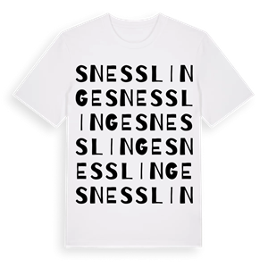 Snesslinge ordlek t-shirt – ekologisk bomull t-shirt från Pinshirt