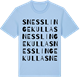 Blue Soul t-shirt med Snesslingekulla ordlek t-shirt