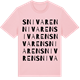 Pink Cotton t-shirt med Snivaren ordlek t-shirt