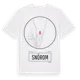White t-shirt med Snörom t-shirt