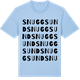 Blue Soul t-shirt med Snuggsund ordlek t-shirt