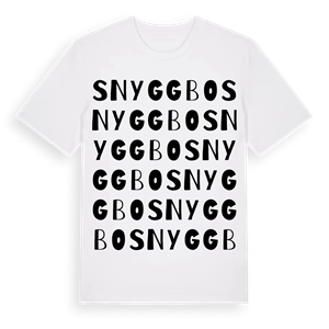 Snyggbo ordlek t-shirt – ekologisk bomull t-shirt från Pinshirt