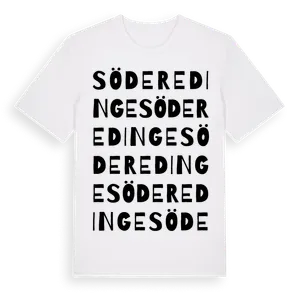 Söder Edinge ordlek t-shirt – ekologisk bomull t-shirt från Pinshirt