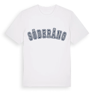 Söderäng college t-shirt – ekologisk bomull t-shirt från Pinshirt