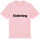 Pink Cotton t-shirt med Söderäng fetstil t-shirt