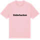Pink Cotton t-shirt med Söderbacken fetstil t-shirt