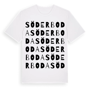 Söderboda ordlek t-shirt – ekologisk bomull t-shirt från Pinshirt