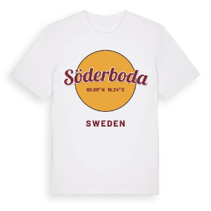 Söderboda cirkel t-shirt – ekologisk bomull t-shirt från Pinshirt