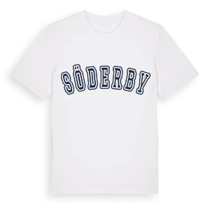 Söderby college t-shirt – ekologisk bomull t-shirt från Pinshirt