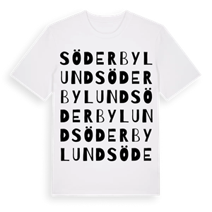 Söderbylund ordlek t-shirt – ekologisk bomull t-shirt från Pinshirt