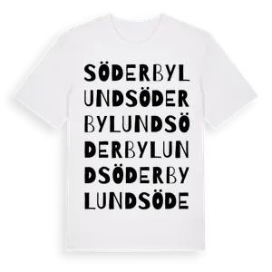 Söderbylund ordlek t-shirt – ekologisk bomull t-shirt från Pinshirt