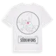White t-shirt med Söderfors t-shirt
