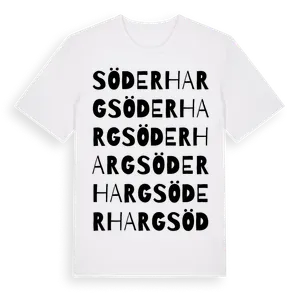 Söderharg ordlek t-shirt – ekologisk bomull t-shirt från Pinshirt