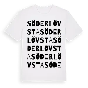Söderlövsta ordlek t-shirt – ekologisk bomull t-shirt från Pinshirt