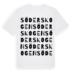 Söderskogen ordlek t-shirt – ekologisk bomull t-shirt från Pinshirt