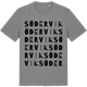 Mid Heather Gray t-shirt med Södervik ordlek t-shirt