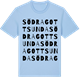 Blue Soul t-shirt med Södra Gottsunda ordlek t-shirt