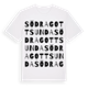 Södra Gottsunda ordlek t-shirt