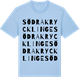 Blue Soul t-shirt med Södra Krycklinge ordlek t-shirt