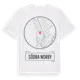 White t-shirt med Södra Norby t-shirt