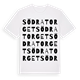 Södratorget ordlek t-shirt