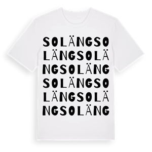 Soläng ordlek t-shirt – ekologisk bomull t-shirt från Pinshirt