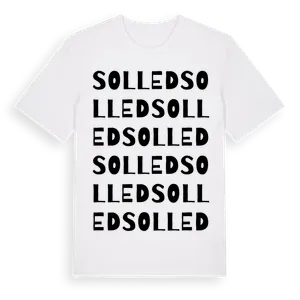 Solled ordlek t-shirt – ekologisk bomull t-shirt från Pinshirt